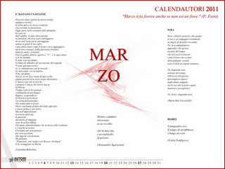 Due mie poesie nel CalendAutori 2011!