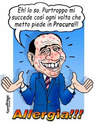 Berlusconi : la procura gli fa male.