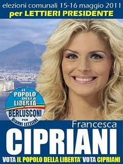 Francesca Cipriani col PdL alle elezioni?