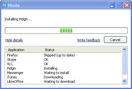 Ninite: Il sistema più facile e veloce per aggiornare e installare il software (Windows)