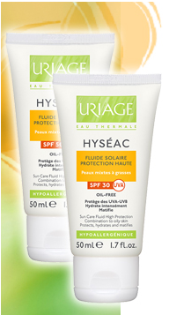 Hyseac fluide solaire protection aute SPF 50 - Uriage