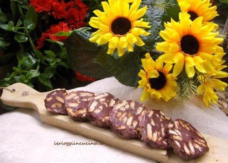 Salame di cioccolato (o salame del papa o inglese o turco)