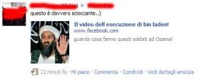 Il fantasma di Bin Laden fa scamming su Facebook