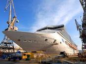 Trieste: Costa FAVOLOSA, dock, attesa delle prove mare.
