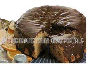 Torta paradiso al cioccolato caldo