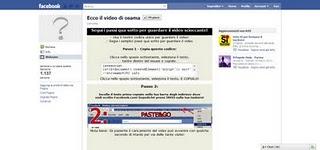 Bin Laden e lo spam su Facebook