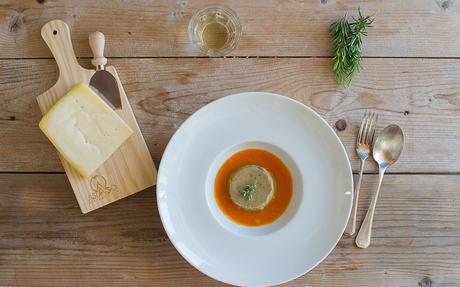 FLAN DI ASIAGO E PORCINI SU CREMA DI ZUCCA FLAN DI ASIAGO E PORCINI SU CREMA DI ZUCCA