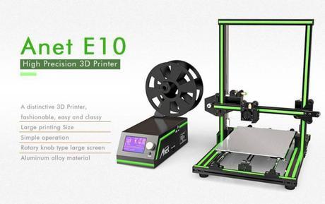 Stampante 3D ANET E10 in offerta su Gearbest – Codice Sconto Stampante 3D ANET E10 in offerta su Gearbest – Codice Sconto