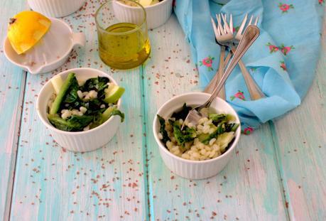 Orzo con mela verde e cicoria Orzo con mela verde e cicoria