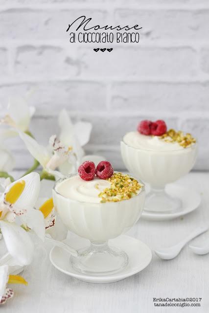 Mousse al cioccolato bianco Mousse al cioccolato bianco