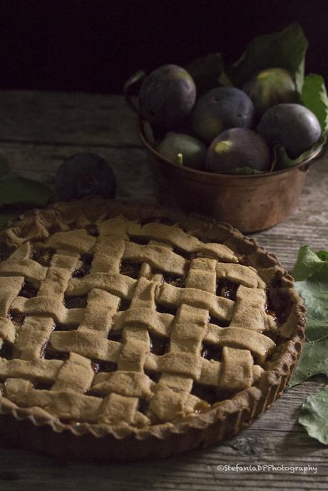 Crostata rustica di farro e fichi Crostata rustica di farro e fichi