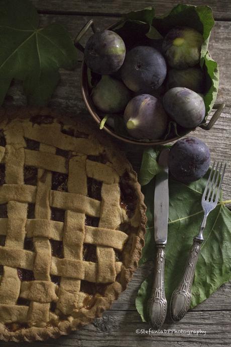Crostata rustica di farro e fichi Crostata rustica di farro e fichi
