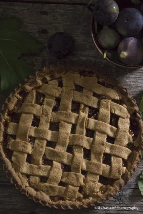 Crostata rustica di farro e fichi Crostata rustica di farro e fichi
