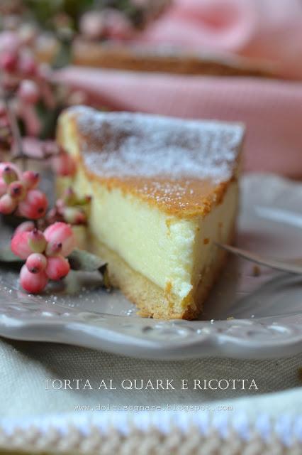 Torta al quark e ricotta Torta al quark e ricotta