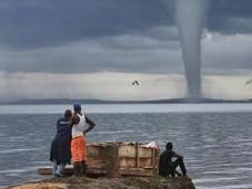 Uganda molti giorni sono corso delle violente perturbazioni atmosferiche anomale