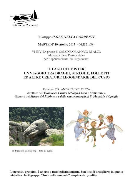 Viaggio tra draghi, streghe, folletti e altre creature leggendarie del Cusio Viaggio tra draghi, streghe, folletti e altre creature leggendarie del Cusio
