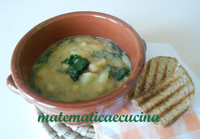 Zuppa di Ceci, Patate e Spinaci Zuppa di Ceci, Patate e Spinaci