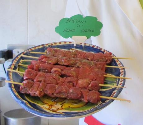 “Braciolettini” gli spiedini di carne del mio papà