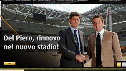 Ufficiale : Del Piero rinnova con la Juventus fino a Giugno 2012