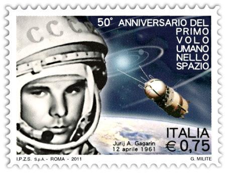 50° anniversario del primo uomo nello spazio