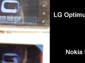 Display confronto: Nokia Optimus Dual sotto luce diretta sole