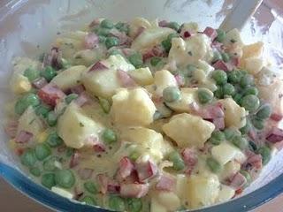 insalata di patate all'americana
