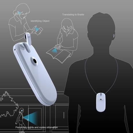 Concept: uno smartphone in Braille