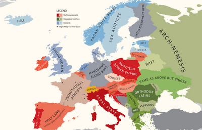 Mappe: l'Europa secondo il Vaticano