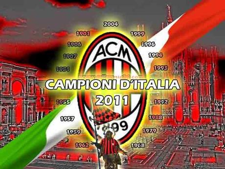 Milan campione Diciottesimo scudetto rossonero