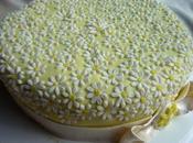Torta limone decorata