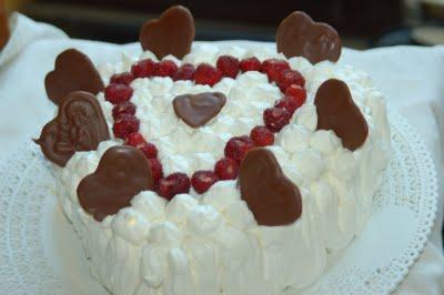 Torta a cuore per la mamma