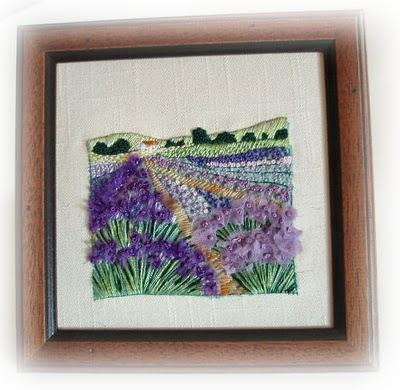 Ricamo: a proposito di lavanda