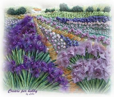 Ricamo: a proposito di lavanda