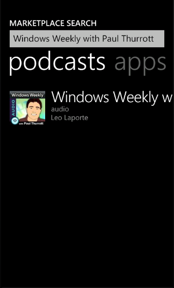 podcast1 Microsoft: ecco le novità di Windows Phone 7.5 Mango