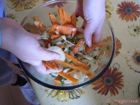 Recipe 19, 20: Root Salad e Herbs And Red Wine Vinegar