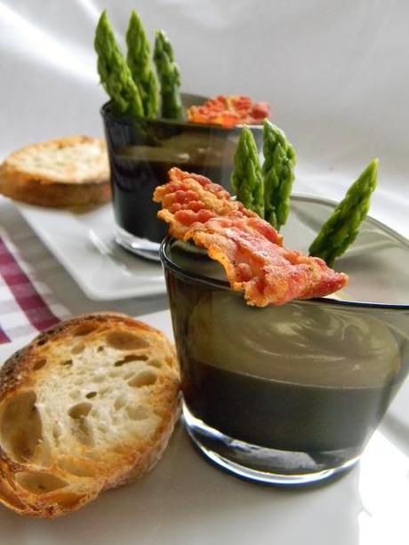 Crema di Cavolfiore con Asparagi e Pancetta Croccante... e arrivederci!