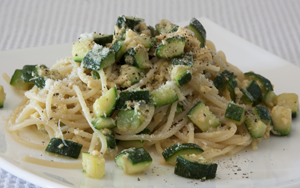 Spaghetti alla “carbonara di zucchine” - di Giusy Vaccaro