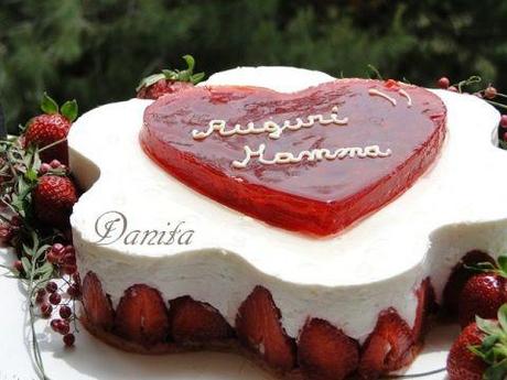 Torta della mamma: cuore fresco