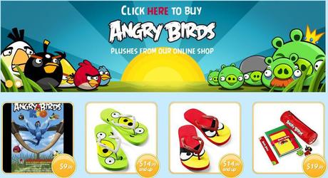 Il negozio ufficiale di Angry Birds.