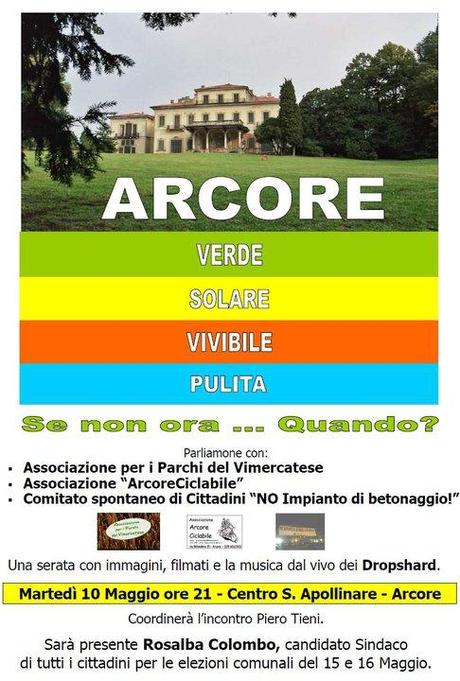 Grande evento questa sera: Arcore rinasce