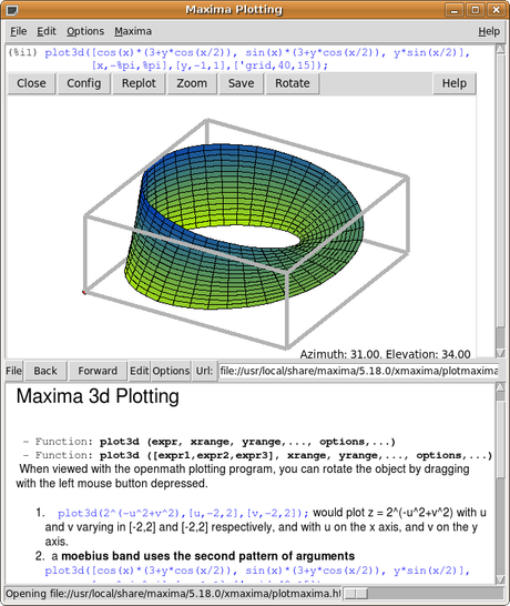 Maxima è un programma per l'elaborazione algebrica molto sofisticato e molto potente.