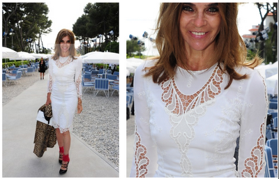 Carine Roitfeld in Dolce & Gabbana