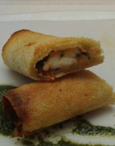 Cannolo alle Verdure sul Pesto