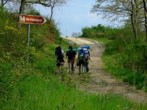 In cammino lungo la Via Francigena della Sambuca