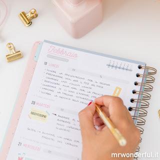 Agenda Mr Wonderful 2018 - grande settimanale - VAI E BRILLA! Agenda Mr Wonderful 2018 - grande settimanale - VAI E BRILLA!