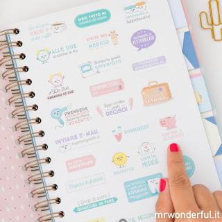Agenda Mr Wonderful 2018 - grande settimanale - VAI E BRILLA! Agenda Mr Wonderful 2018 - grande settimanale - VAI E BRILLA!