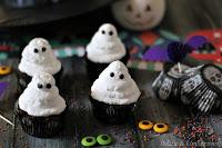 Cupcake fantasma Cupcake vegan al cacao