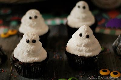Cupcake fantasma cupcake vegan al cacao