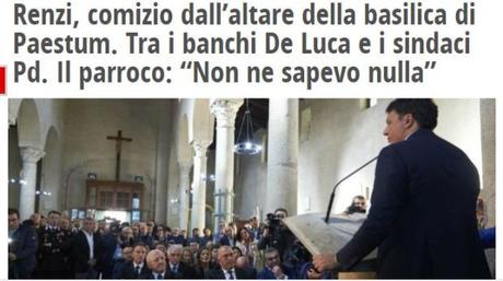 Da mangiapreti a mercanti nel tempio: la foto più ridicola e vergognosa da Marx in su e in giù… Da mangiapreti a mercanti nel tempio: la foto più ridicola e vergognosa da Marx in su e in giù…