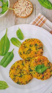 Crocchette di spinaci e quinoa Crocchette di spinaci e quinoa